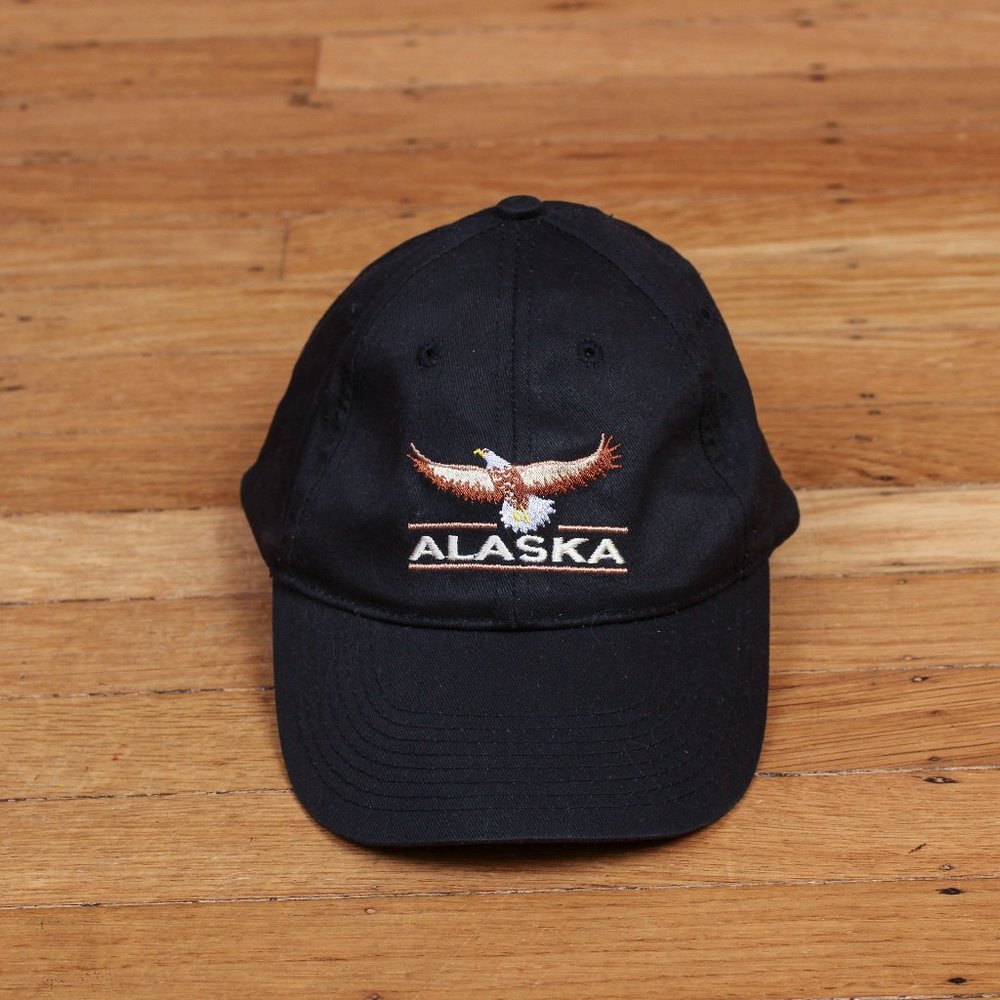 Alaska Eagle Embroidered Snapback Hat
